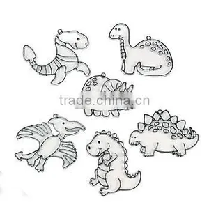 DIY Dinosaur Paint Sun Catchers thumbnail-1
