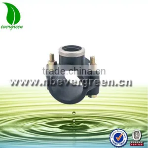 PP Pipe & Hose Saddle Clamp With Metal Ring thumbnail-1