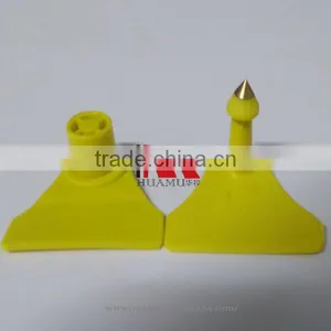 Animal id Tag Yellow Female Tag and Male Tag in Same Size 34*32 mm thumbnail-2