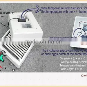 Chicken Mini Egg Incubator High Rate of Hatched Capacity 48 Eggs Whit CE thumbnail-2