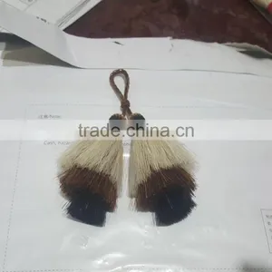 Perfect Colorful Attractive Horse Hair Tassel Made by Hand Woven Horsehair Buckle With Natural Color thumbnail-4