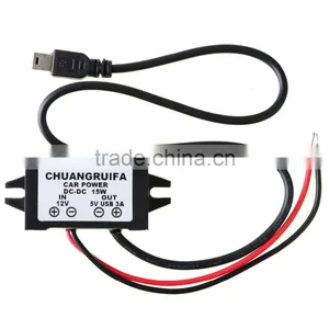2017 Waterproof DC Converter 12V Step Down to 5V 3A 15W Mini Power Supply Module thumbnail-1