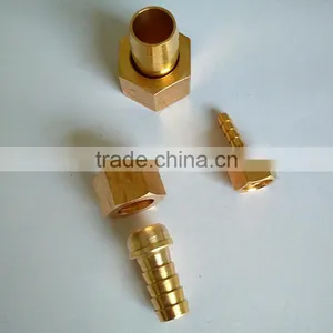 Brass Hydraulic Hose Fitting , Union PU Tbe Fitting thumbnail-3
