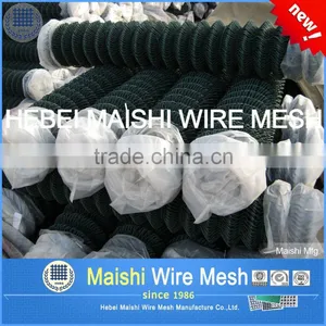 PVC Coated Chain Link Mesh Fence Diamond Mesh thumbnail-1
