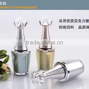 Elegant Colored Custom Empty Plastic Nail Polish Bottles With Brush thumbnail-4