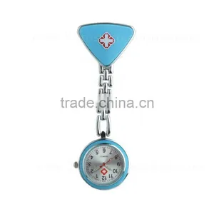 Triangle Shaped Hospital Promotions Nurse Metal Pocket Watch thumbnail-2