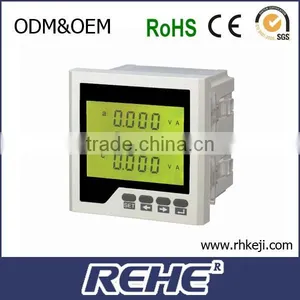 Digital Ammeter and Voltmeter Combination Meter 96*96 thumbnail-1