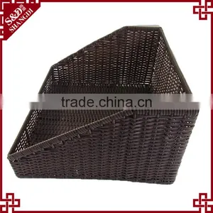 S&D Poly Rattan Supermarket Vegetable Fruit Display Basket Storage Basket thumbnail-2