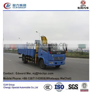 Dong Feng 6 Ton Mobile Crane Truck for Sale/ 6 Ton Truck Mounted Crane / 6 Ton Knuckle Crane Truck thumbnail-4