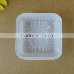 Square Disposable Packing Plastic Tray for Cake/mooncake thumbnail-2