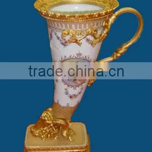 Fair Lady With Colorful Flower Decorated Vase, Creative Designed Flower Holder thumbnail-6