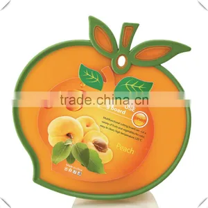 High Quality Food Grade Peach Shape pp Bread Cutting Board With Competitive Price for Sale thumbnail-1