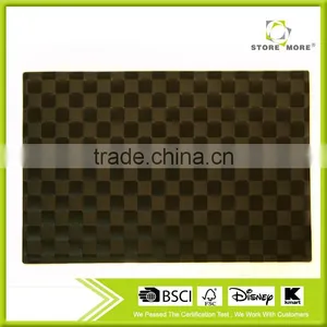 Kitchen Placemat Multi Colored PP Placemats, Solid Red thumbnail-4