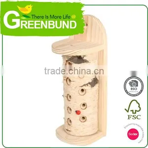 Hanging Wooden Insect House Hotel Ladybird Bee Box Fly Hibernation Bug Nesting thumbnail-1