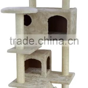 Cat Tree Scratching Kitten Climbing House thumbnail-1