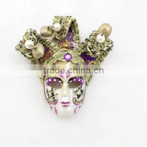 3D Golden Mask FRIDGE MAGNET Venetian Mask Magnet thumbnail-1
