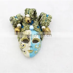 3D Golden Mask FRIDGE MAGNET Venetian Mask Magnet thumbnail-2