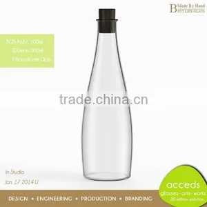 Custom Small White Glass Milk Bottles thumbnail-1