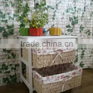 Hot Sale Modern Style White Wooden Cabinet With 2 Drawer thumbnail-4