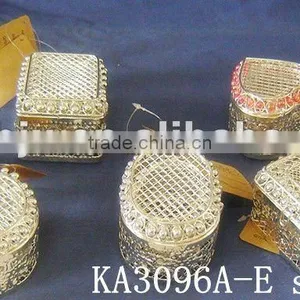 Silver Valentine Metal Gift Packaging Box thumbnail-1