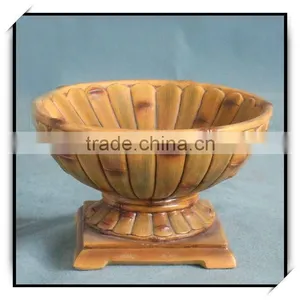 Beautiful Colored Home Decoration Fiberglass Fruit Dish thumbnail-1