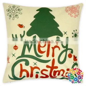 Bulk Wholesale Ship Fast in Stock Funny Christmas Home Decorative Washable Pillow Case thumbnail-1