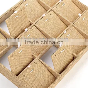 Linen Jewelry Display Neck Stands Jewelry Display Tray thumbnail-5