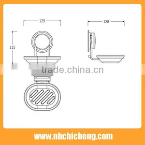 Bathroom Soap Holder Hanging Soap Holder Soap Packaging Box Suction Wall Holder thumbnail-3