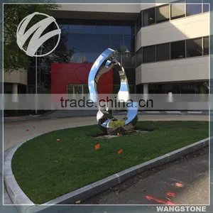 Stainless Steel Outdoor Abstract Garden Metal Sculpture thumbnail-3
