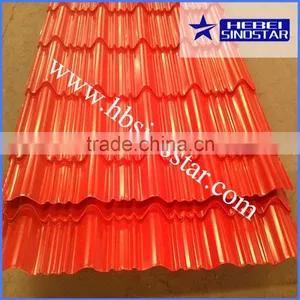 China Corrugated Pre-painted Galvanized Steel Sheet thumbnail-1