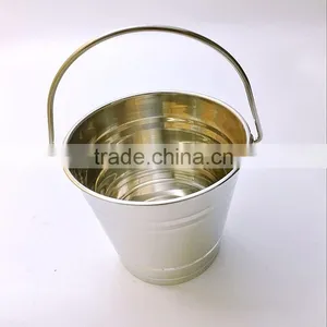 1.5L 15cm 18/8 SS304 Stainless Steel Mini Metal Pails Small Bucket thumbnail-3