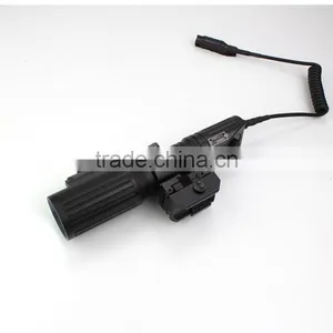 Tactical Professional Hunting 1000 Lumens CREE T6 LED Flashlight With Strobe Light Attached With Red Laser Sight thumbnail-4