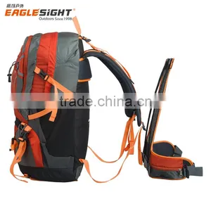 55L Outdoor Sport Water-resistant External Frame Backpack Hiking Backpack Backpacking Trekking Bag With Rain Cover thumbnail-2