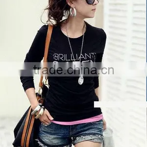 100%cotton Women T-shirt With Low Price thumbnail-1