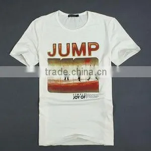 100% Cotton,120g, Soft and Comfortable Advertising Men's Plain White T Shirt Short Sleeve thumbnail-1