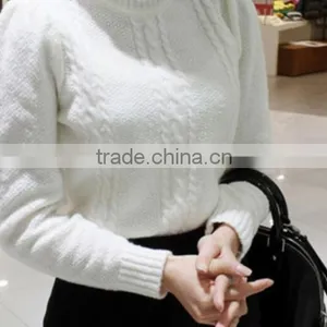 Fashion Leisure Knitted Sweater Collar Shrug Lotus Leaf Base thumbnail-4