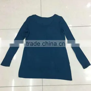 Ladies Stocklots Long Sleeve Blank T-shirt thumbnail-4