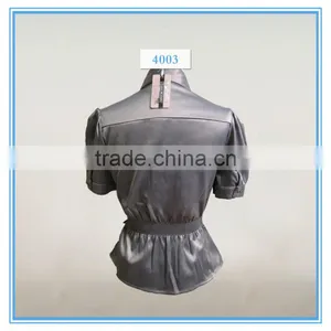 Satin Formal and Office Blouses Design for Women thumbnail-2
