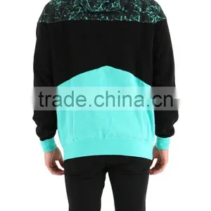100% Cotton Pocket Sport Custom Men Hoodie Two Tone Hoodies thumbnail-3