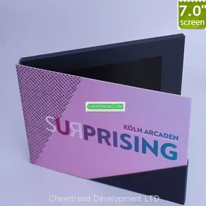 Standard A5 Size 7 Inch LCD Screen Card / Video Greeting Card / Video Brochure thumbnail-4