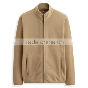 Men's Full Zip Jacket Active Windproof Men Custom Polar Fleece Jacket Wholesale Fleece Jacket thumbnail-1