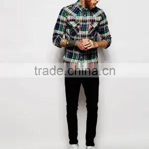 Chinese Manufacture Mens Stylish Check Shirt Bulk Sale thumbnail-4