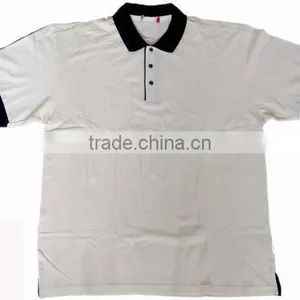 Supply Mens Bulk Blank Polo t Shirts White and Black thumbnail-1