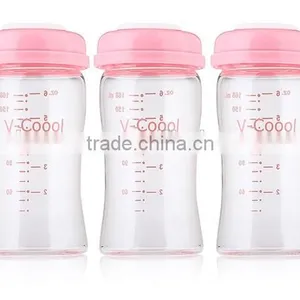 Breastmilk Storage Bottle/fresh Milk Glass Bottles/glass Milk Storage Bottle thumbnail-2