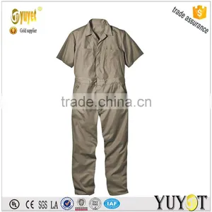 Short-sleeve Men Workear Coverall OEM Services thumbnail-1