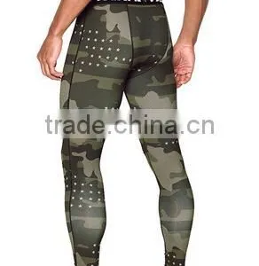 New Style Wholesale Dry Fit Polyester Jersey Camo Print Men Gym Pants thumbnail-3