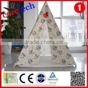 Eco Friendly Wood Pop up Teepee Tent, Toy Tents thumbnail-1