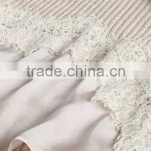 2017 Hottest Women Knit Top Sweater With Lace Trim Top thumbnail-4