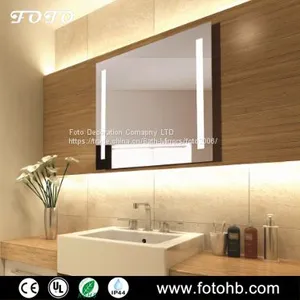 New Style Decorative Lighted Mirror For Bathroom Hotel thumbnail-1