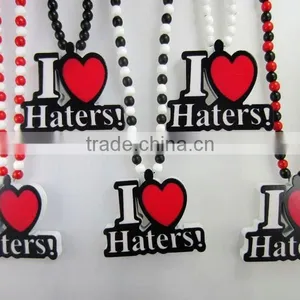 Wholesale Wood Acrylic Bead Necklace Hip Pop Fashion Design thumbnail-1